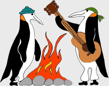 penguin-lagerfeuer